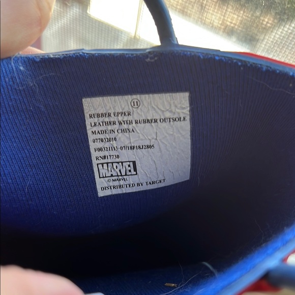 Marvel Spider-Man Kids Rain Boots - Blue and Red - Picture 3 of 10